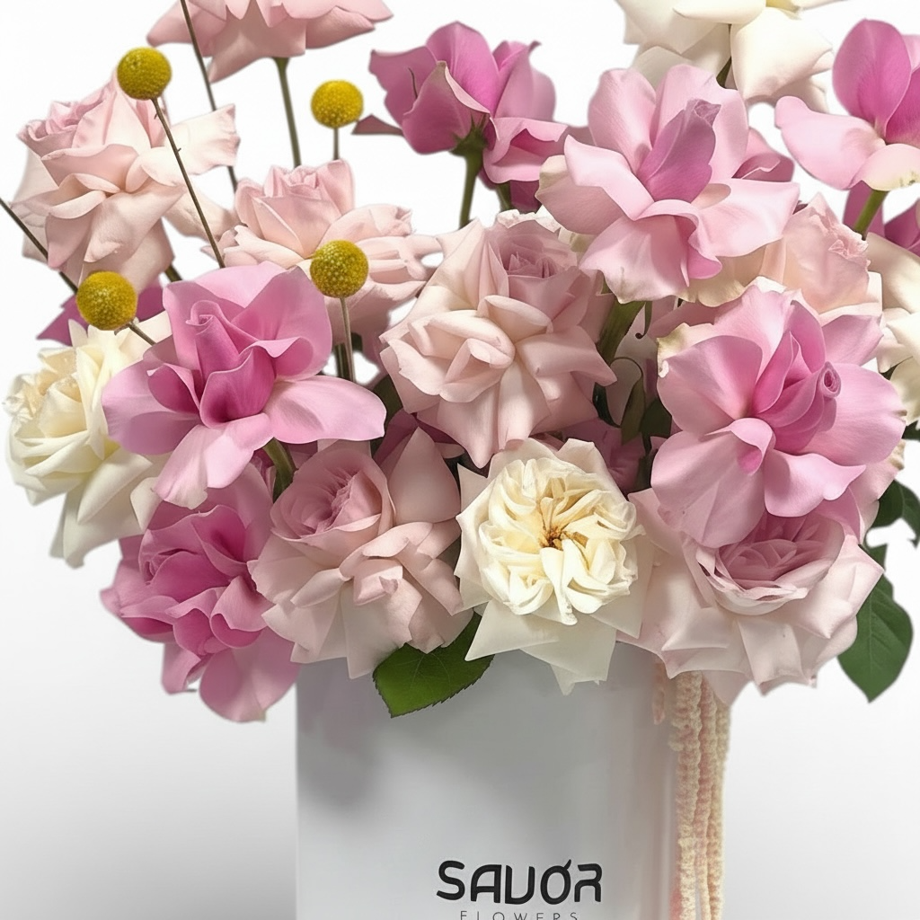 Pink Serenity Flower Box