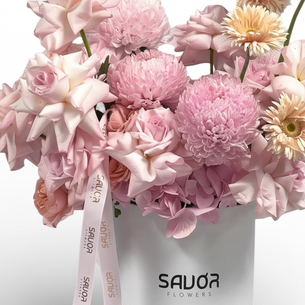 Pink Whisper Flower Box